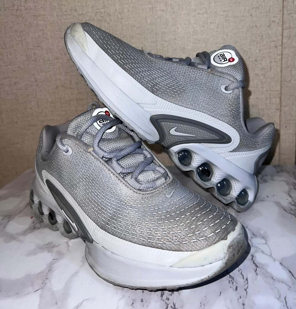 Nike Air Max Dn Wolf Grey-Pure Platinum Sz 4Y  [FB8987-005]